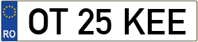 Truck License Plate